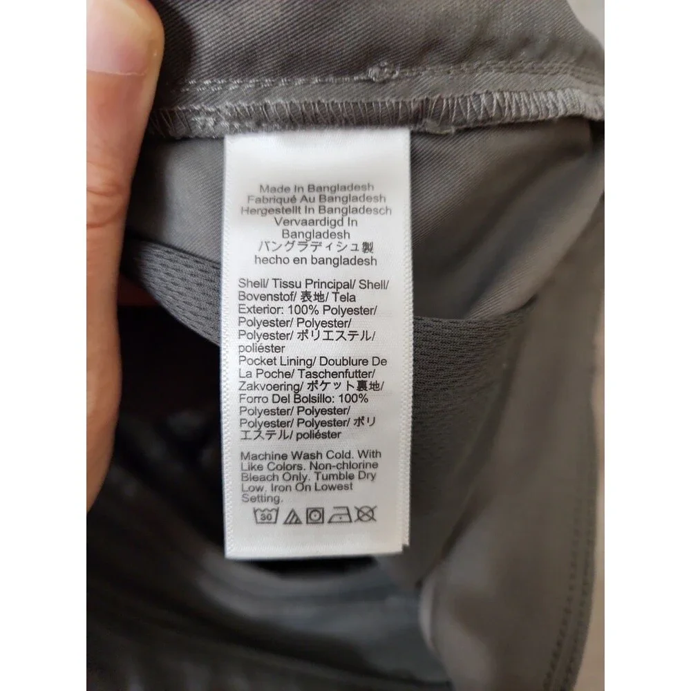 J Crew Slim Fit Tech Pants Mens 30x32 Gray Lightweight Flex